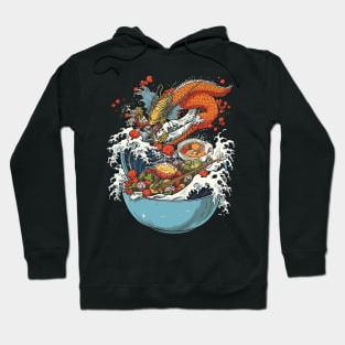 The great sushi dragon Hoodie